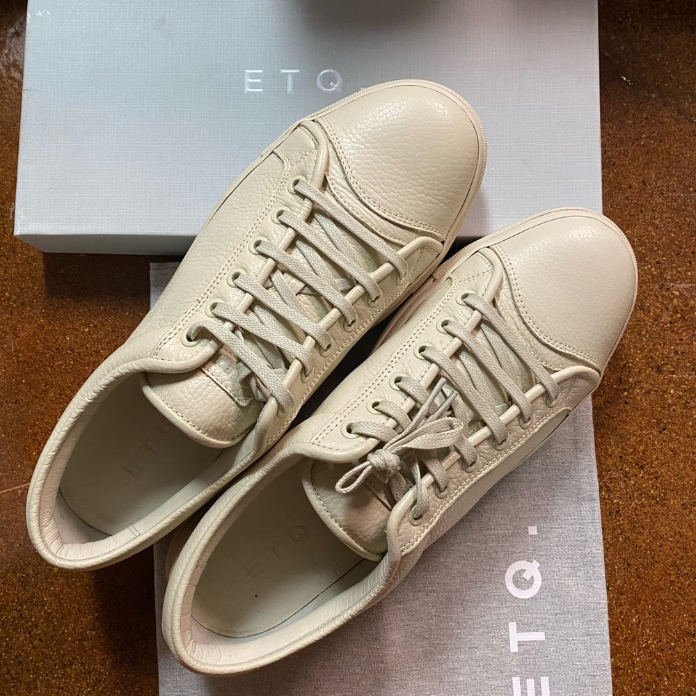 ETQ Amsterdam Low 1 Bone sneakers Mens size 12